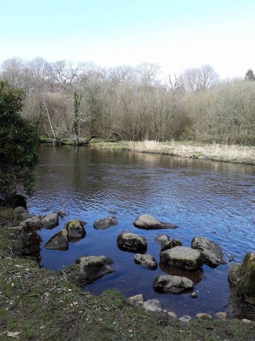 Stunning 3 Bed Riverside Cabin In Snowdonia Caeathro Exterior photo